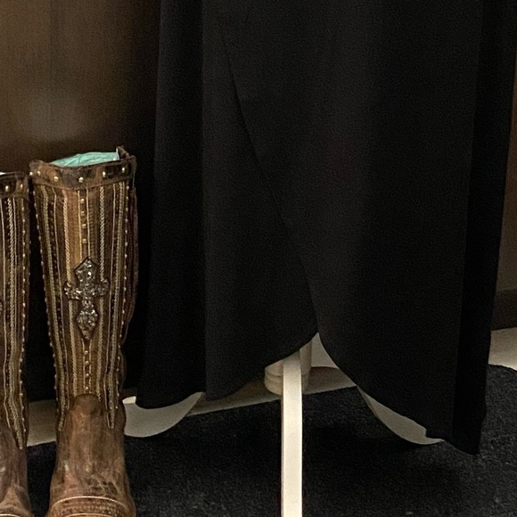 Chico's Black Asymmetrical Skirt, size S. - Picture 5 of 13